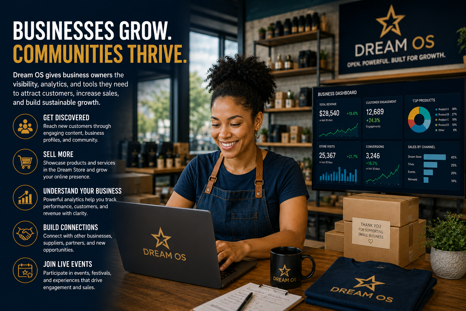Dream OS business growth