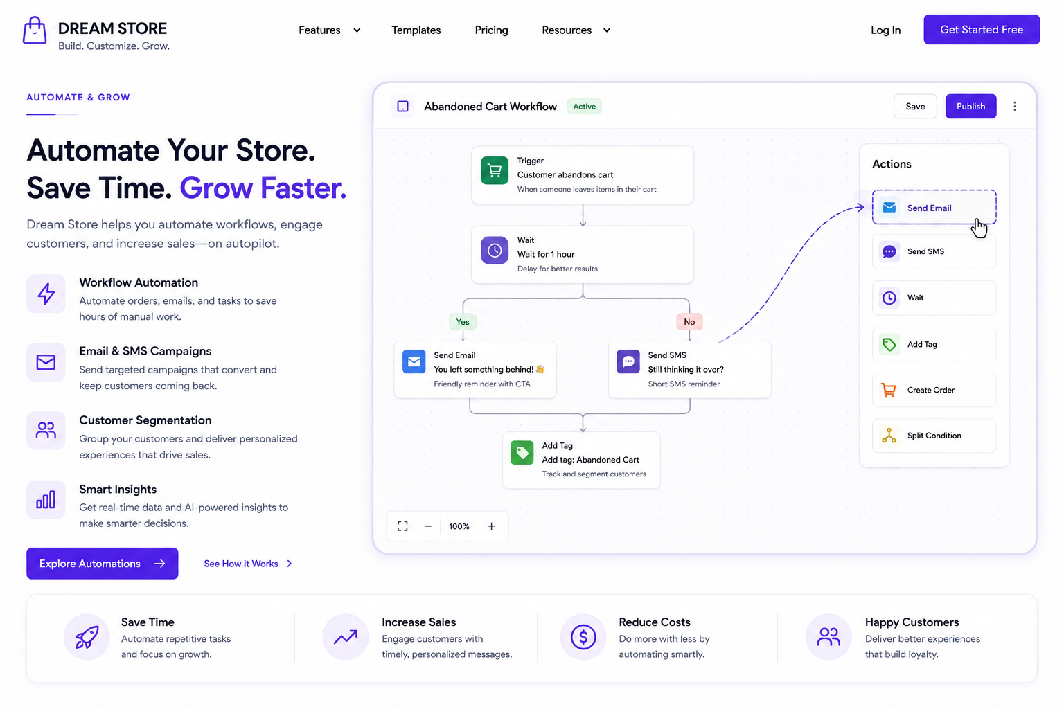 Dream Store automation workflows